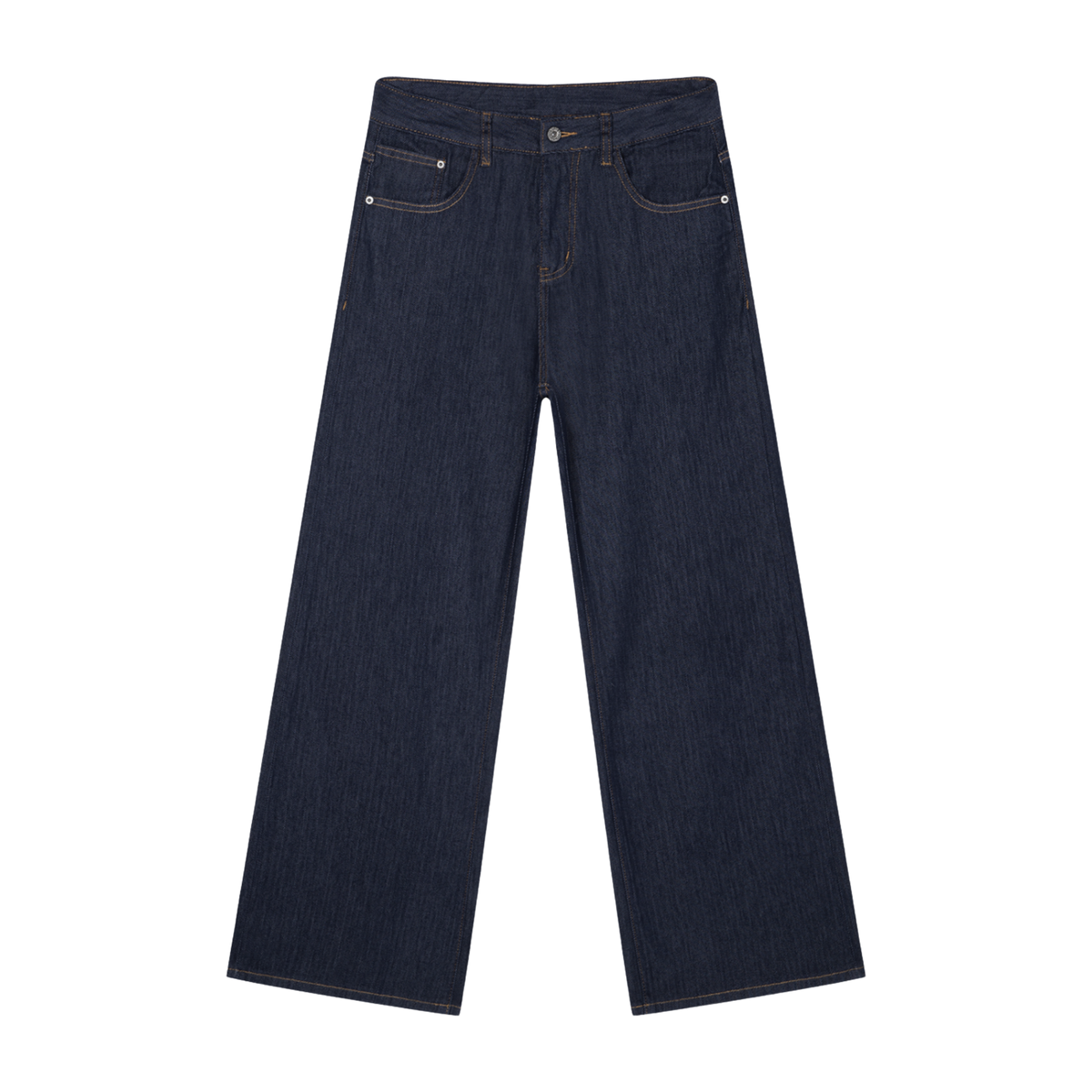 Claseah-Men's Loose Fit Wide Leg Jeans
