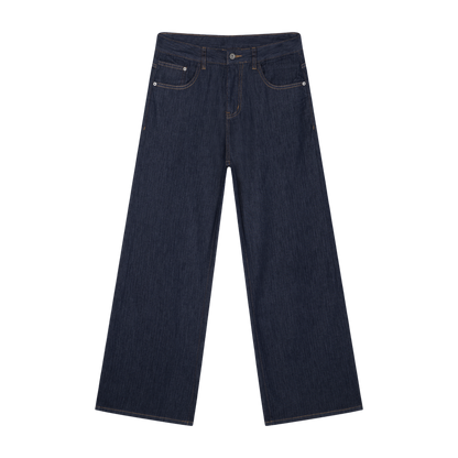 Claseah-Men's Loose Fit Wide Leg Jeans