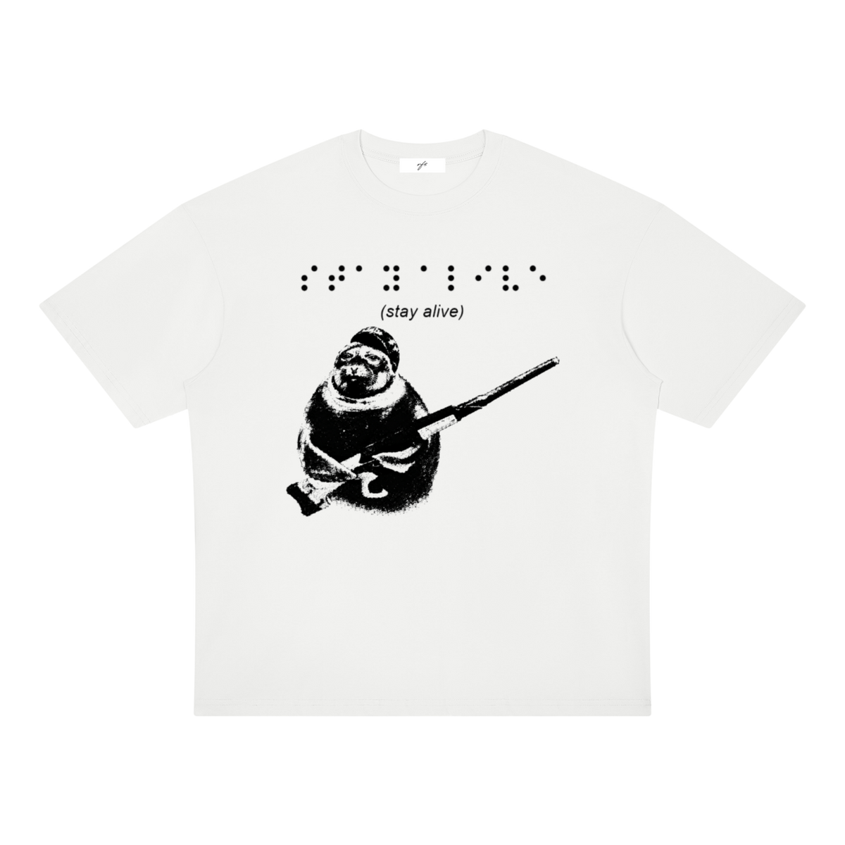 Stay Alive-Unisex Oversized Drop Shoulder T-Shirt