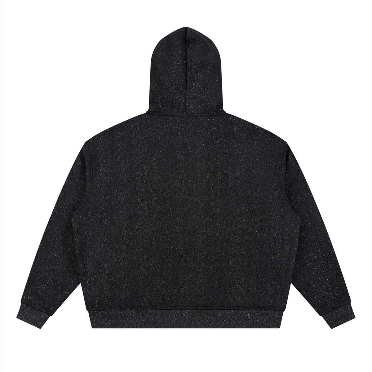 BAIKAL Unisex Sparkles Full Zip Boxy Hoodie