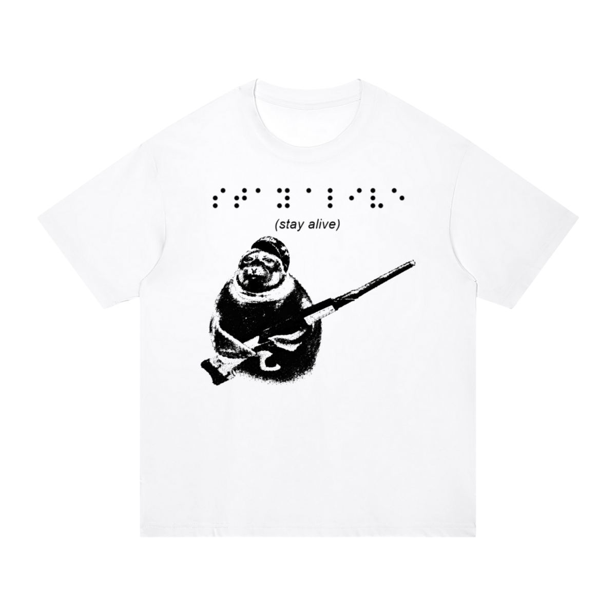 Stay Alive-Unisex Regular Fit Cotton T-Shirt