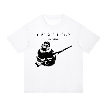 Stay Alive-Unisex Regular Fit Cotton T-Shirt