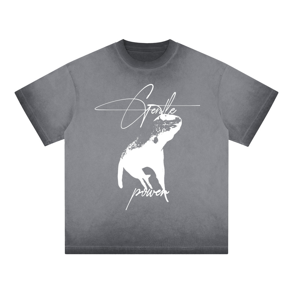 Gentle Power Loose Cotton T-Shirt