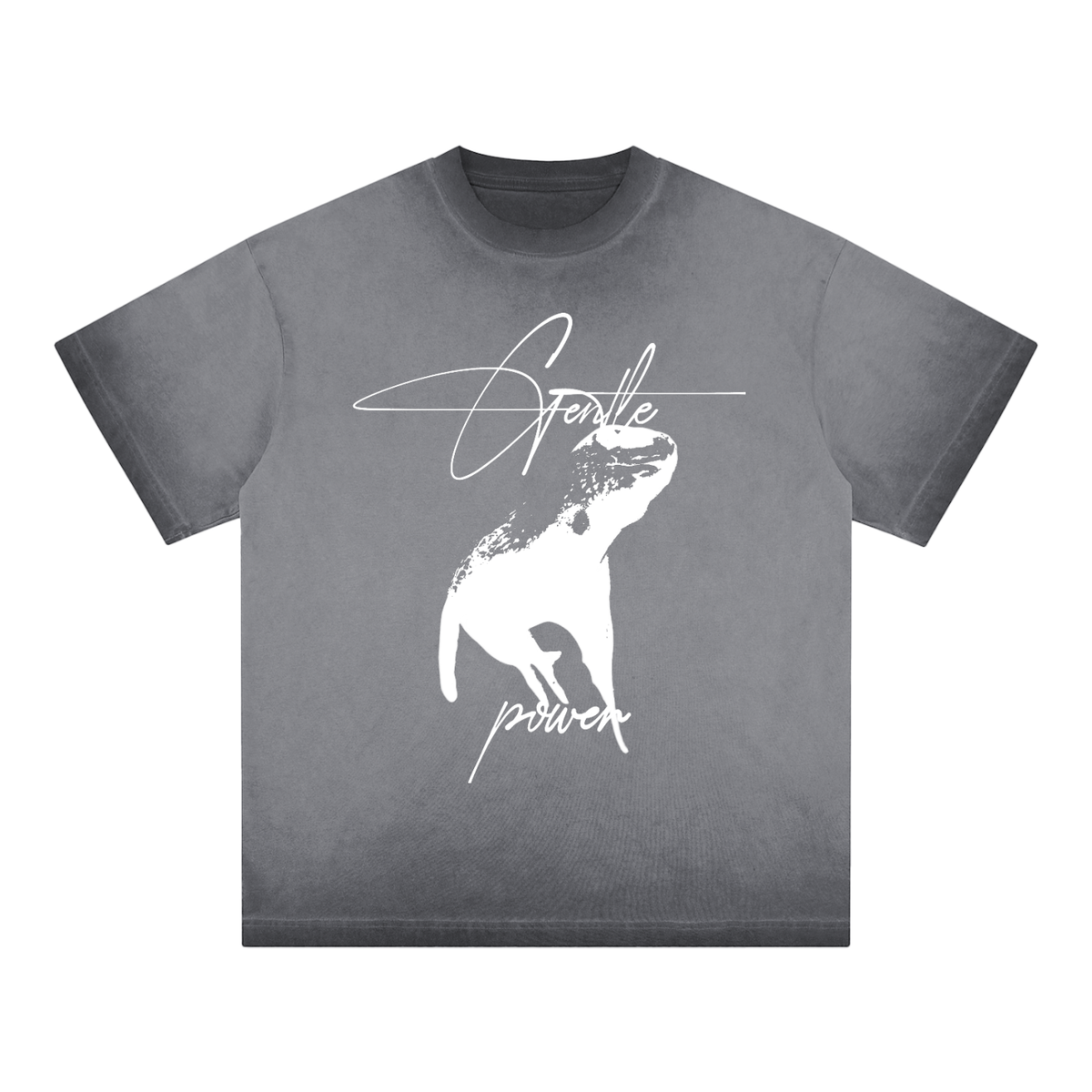 Gentle Power Loose Cotton T-Shirt