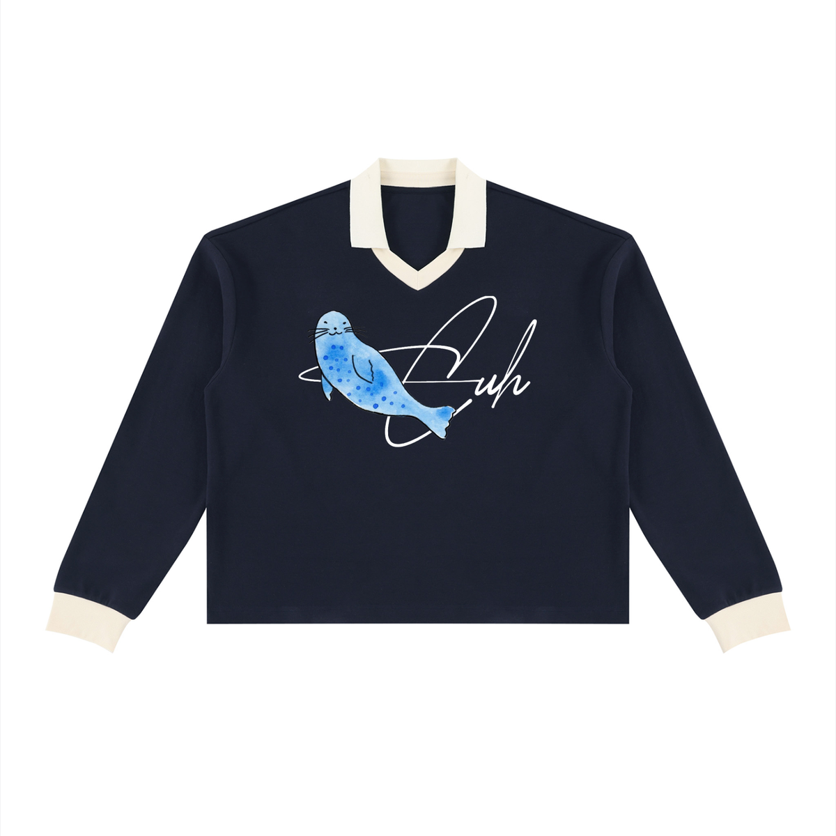 CUH-Unisex Color Block Long Sleeve Sweatshirt