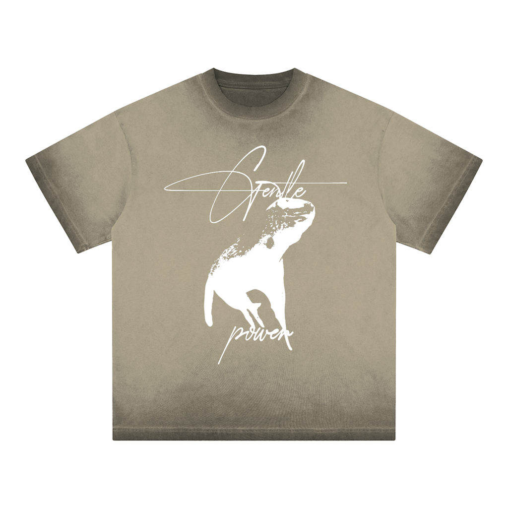 Gentle Power Loose Cotton T-Shirt