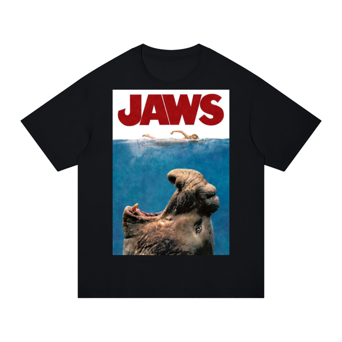 "JAWS"-Unisex Regular Fit Cotton T-Shirt