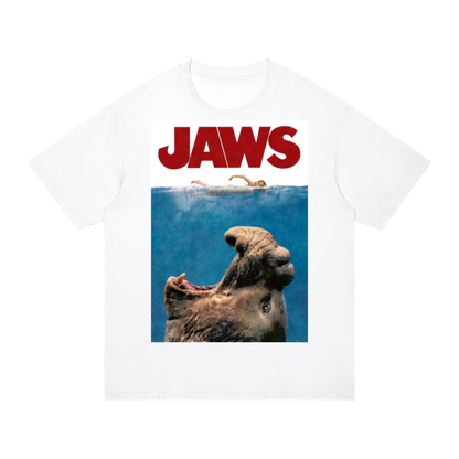 "JAWS"-Unisex Regular Fit Cotton T-Shirt