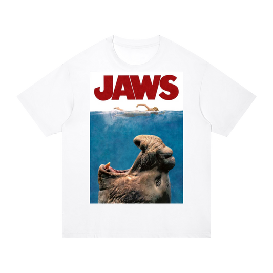 "JAWS"-Unisex Regular Fit Cotton T-Shirt