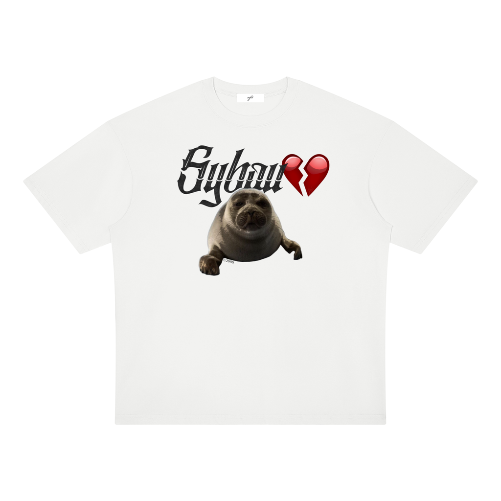SYBAU-Unisex Oversized Drop Shoulder T-Shirt
