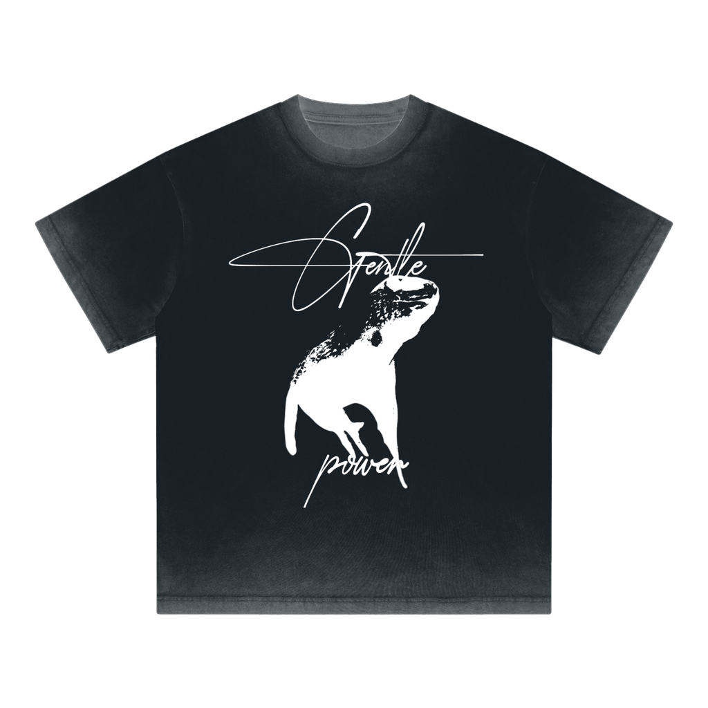 Gentle Power Loose Cotton T-Shirt