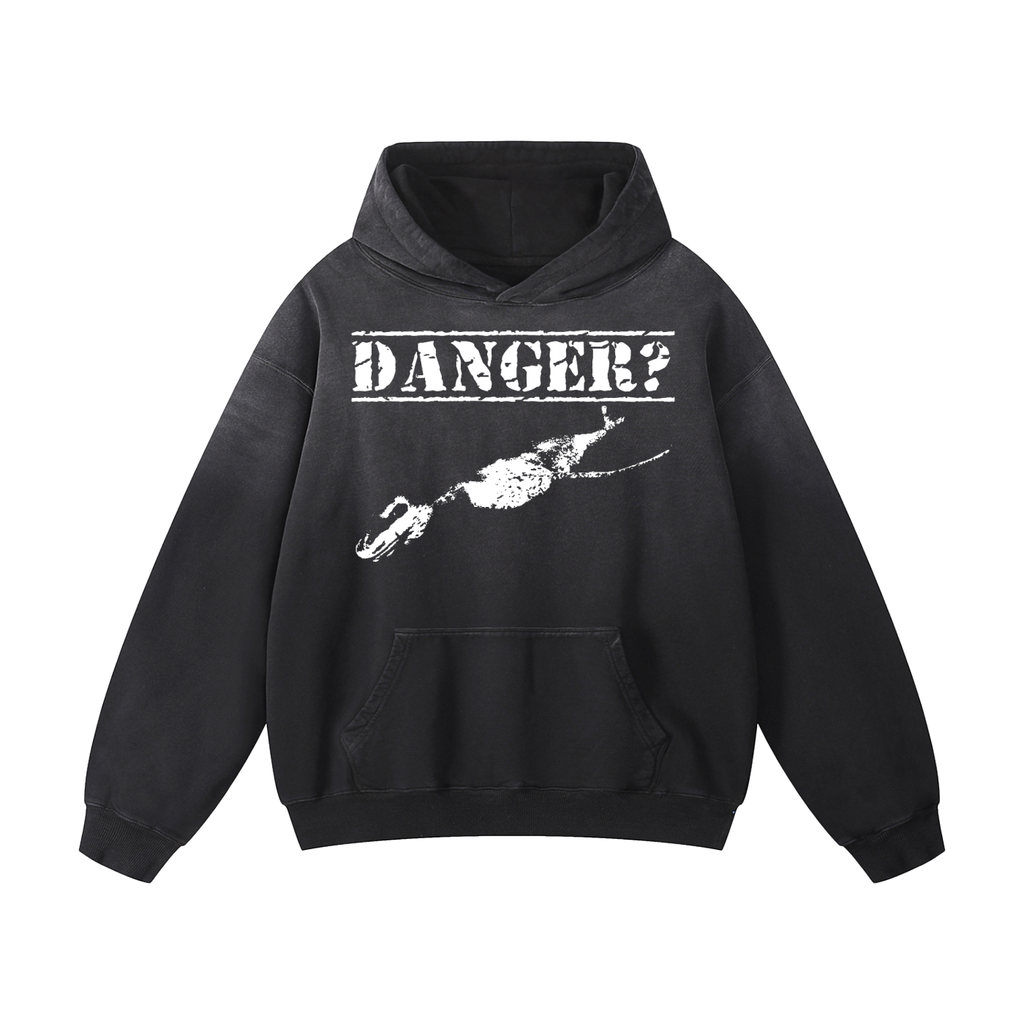 Danger?- Oversized Hoodie